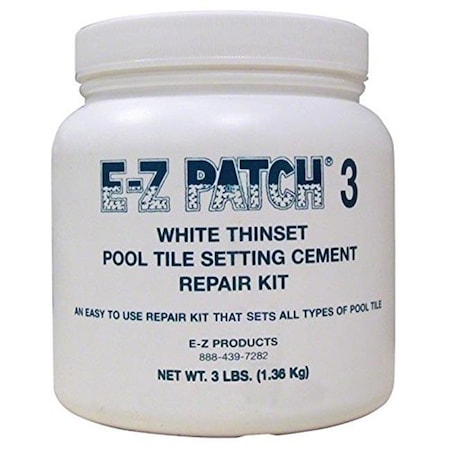 E-Z Patch E-Z Patch EZP132 3 lbs White Thinset Pool Cement EZP132